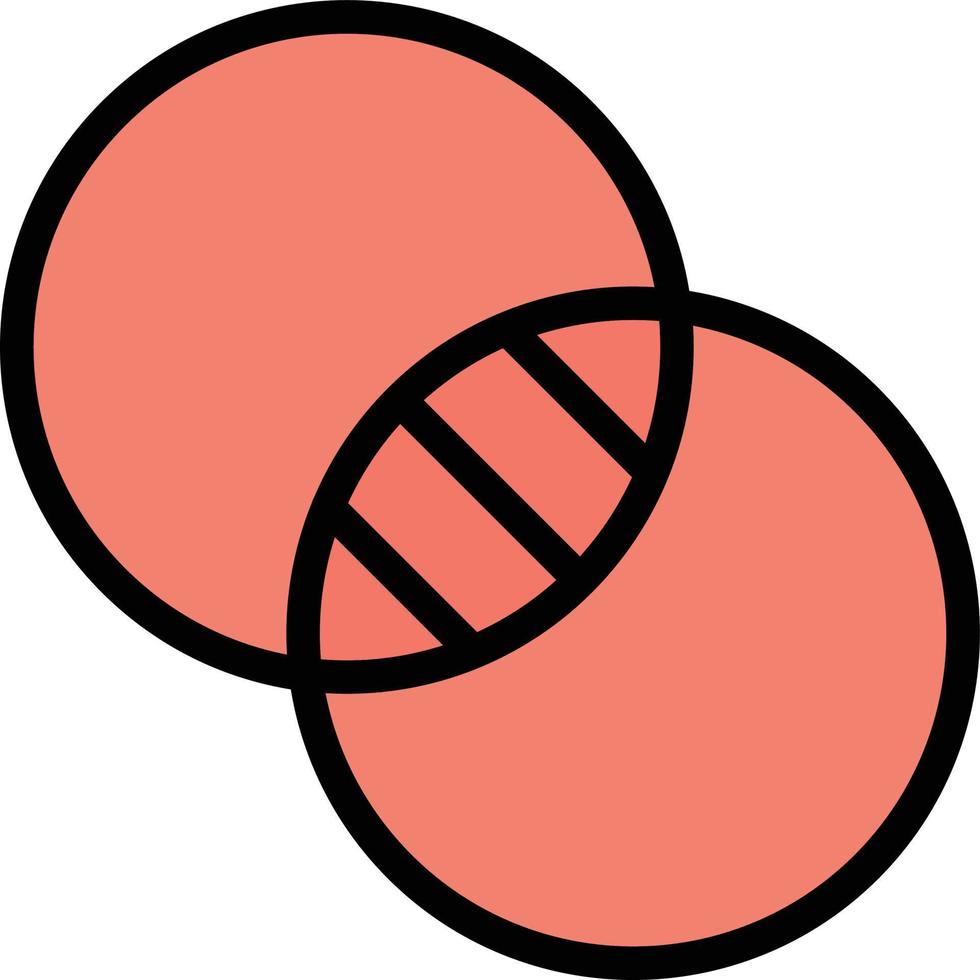 ilustración de diseño de icono de vector de intersección