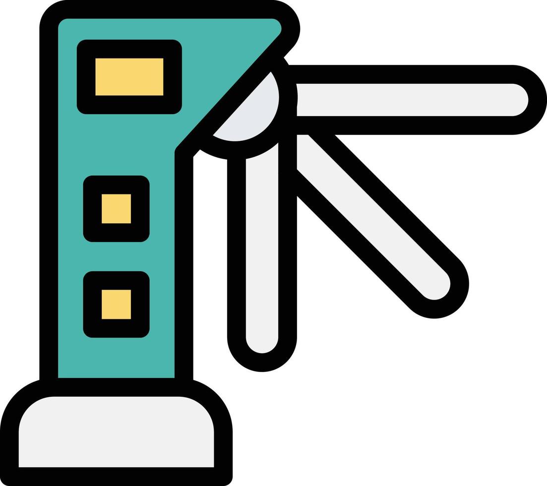 Turnstiles Vector Icon Design Illustration