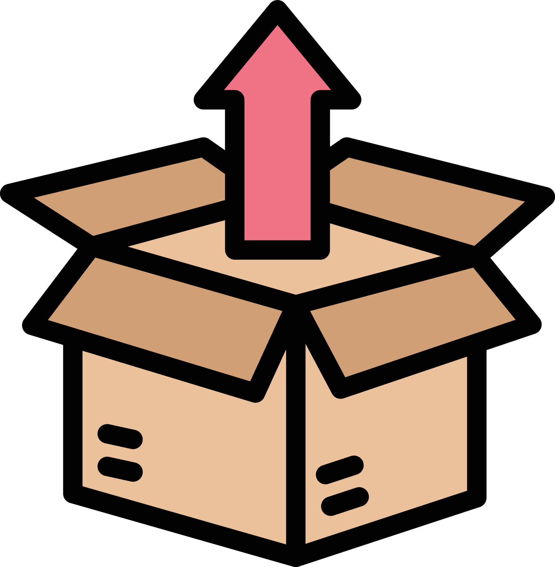 Premium Vector  Unpack package unboxing template box open vector