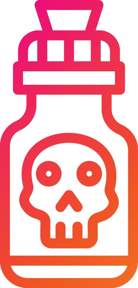 Poison Vector Icon Design Illustration