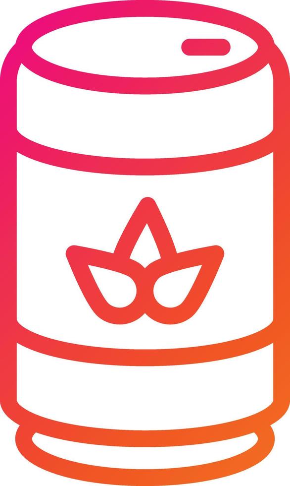 Can Vector Icon Design Illustration