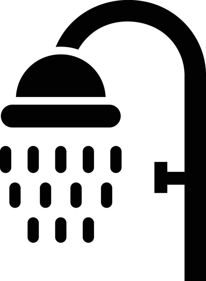 Shower Vector Icon Design Illustration