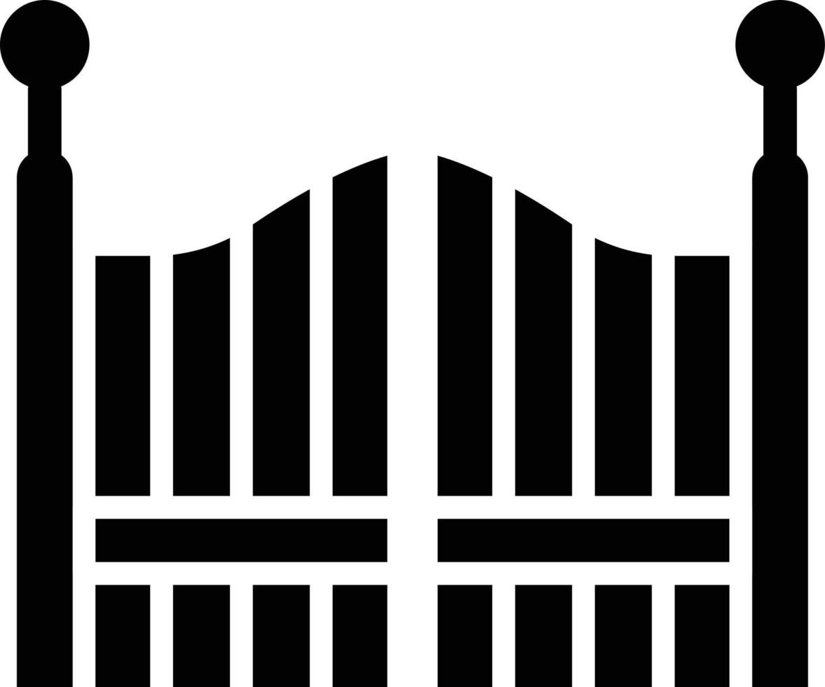 ilustración de diseño de icono de vector de puerta