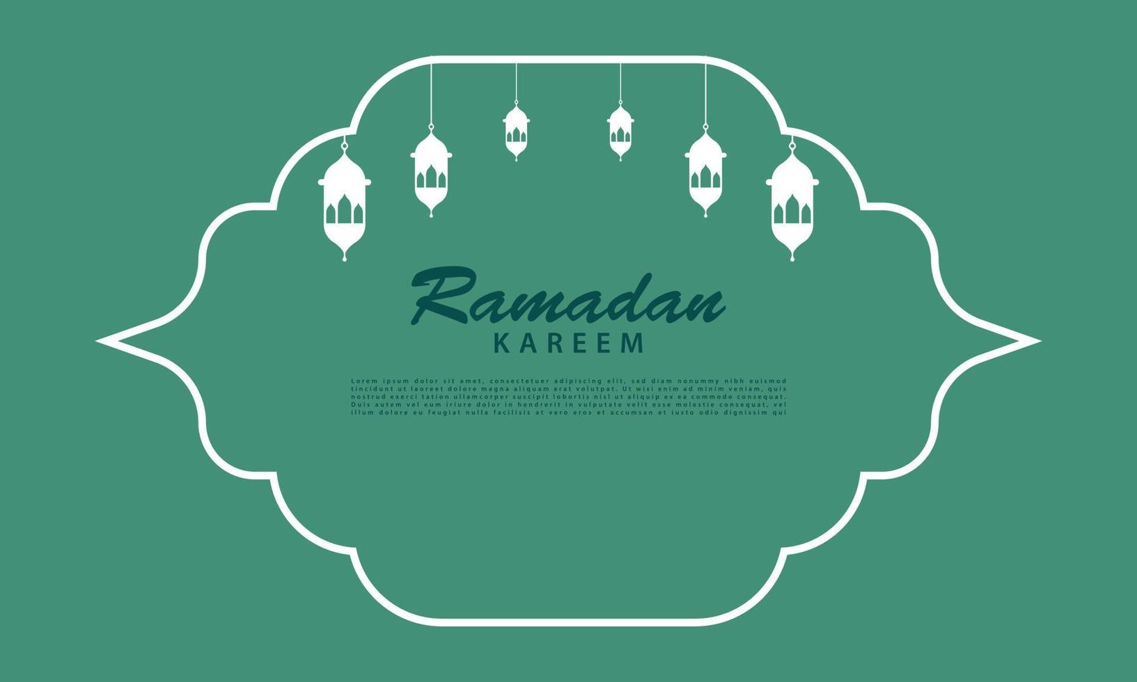 islámico antecedentes Ramadán kareem ornamento vector