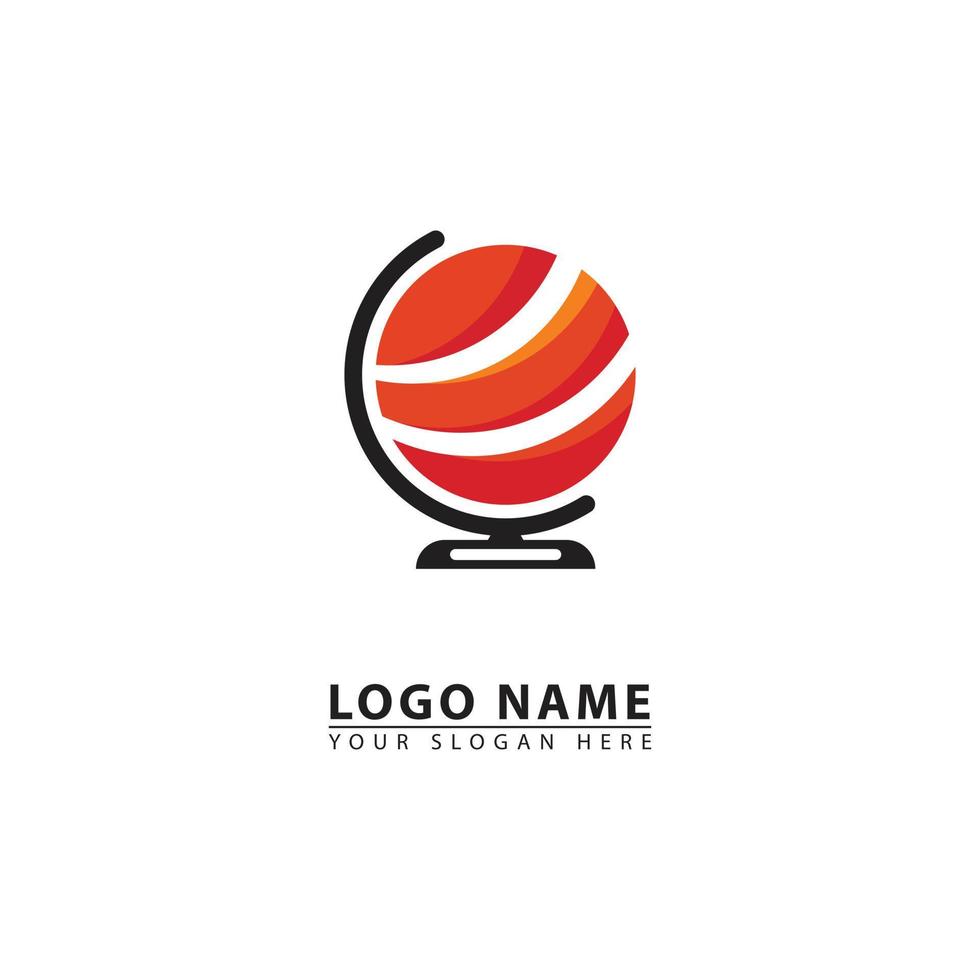 Sushi globo forma vector logo icono.