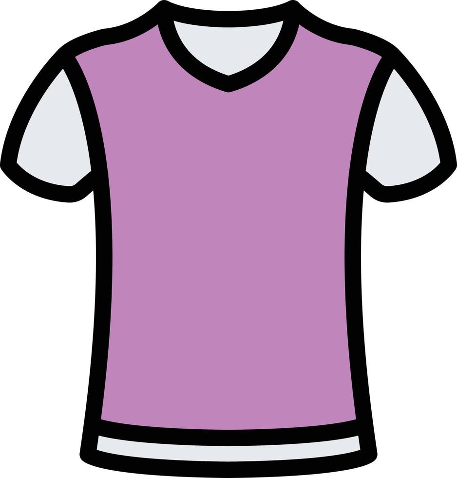 Ilustración de diseño de icono de vector de camiseta