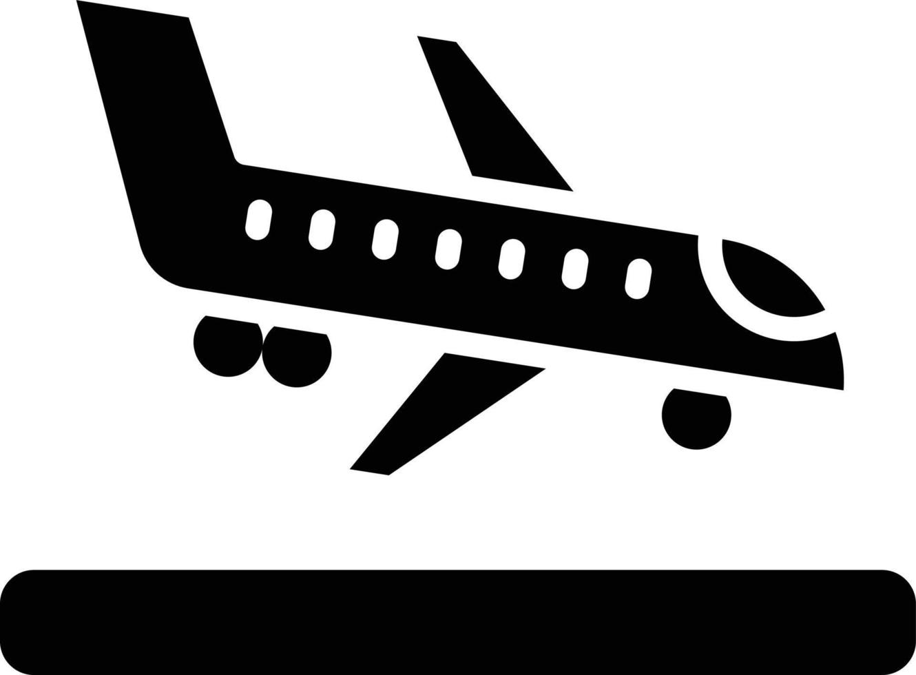 Landing Vector Icon Design Illustration