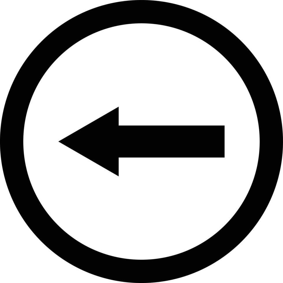 Go left Vector Icon Design Illustration