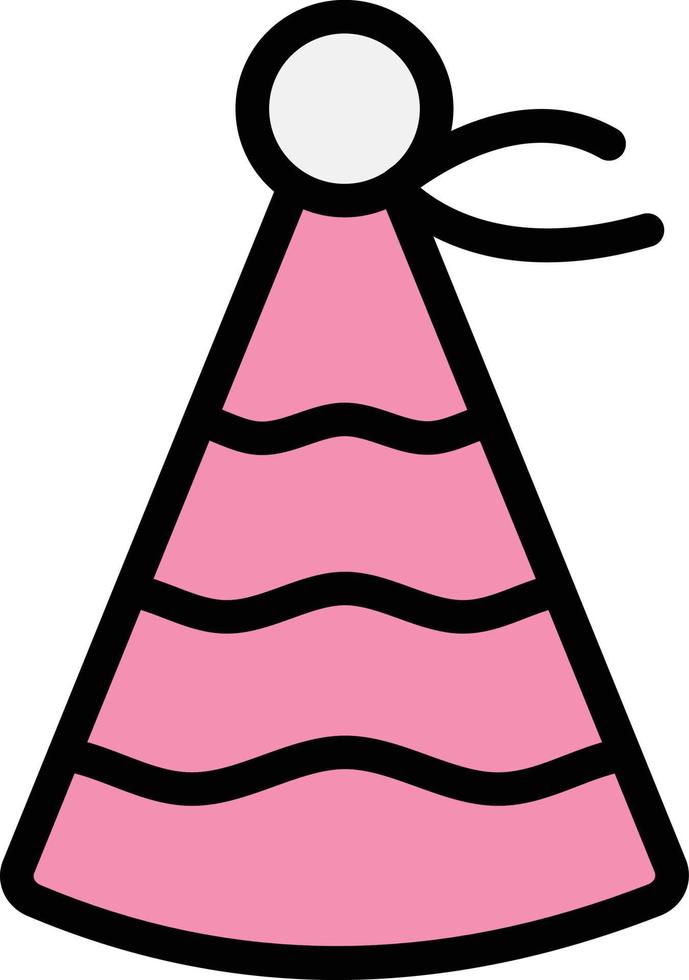 Party Hat Vector Icon Design Illustration