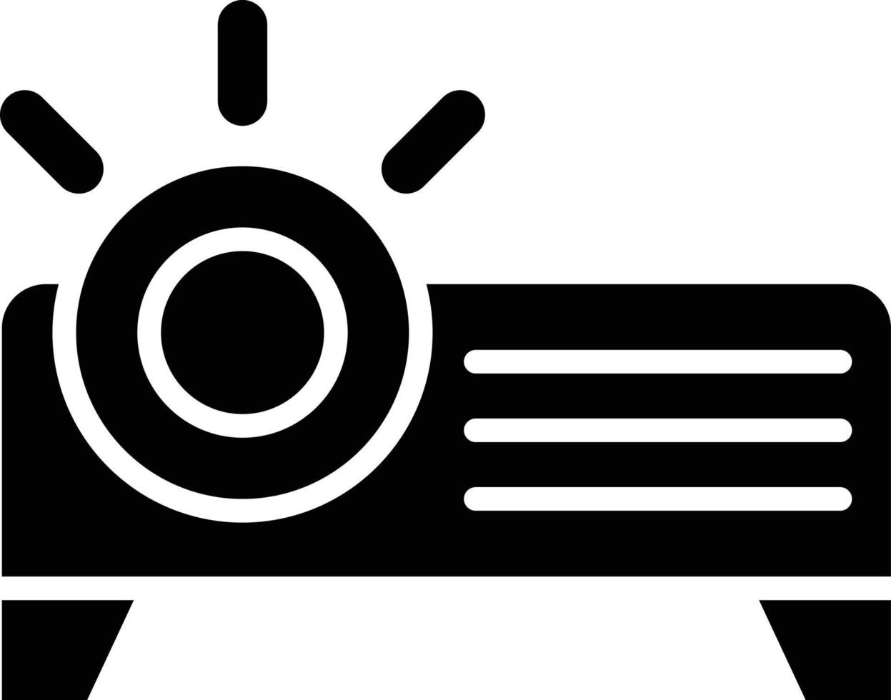 ilustración de diseño de icono de vector de proyector