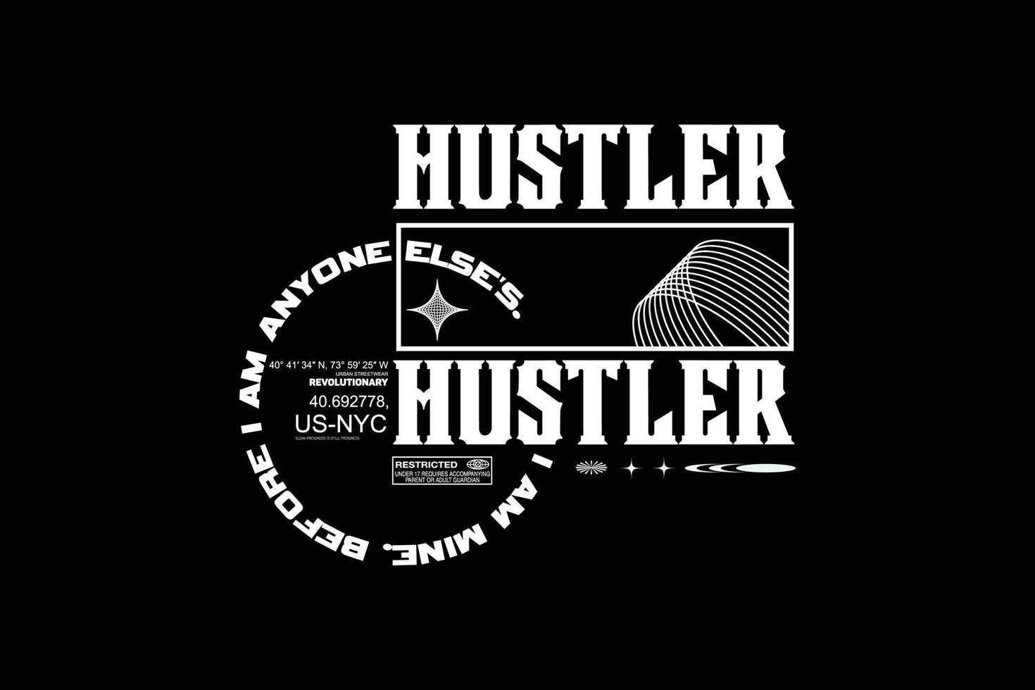Streetwear design vector templates