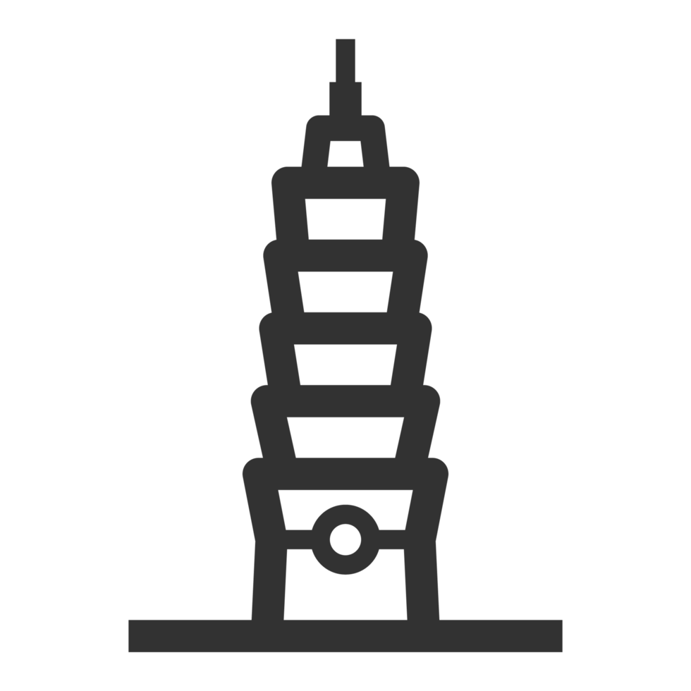 taiwan landmärke ikon png