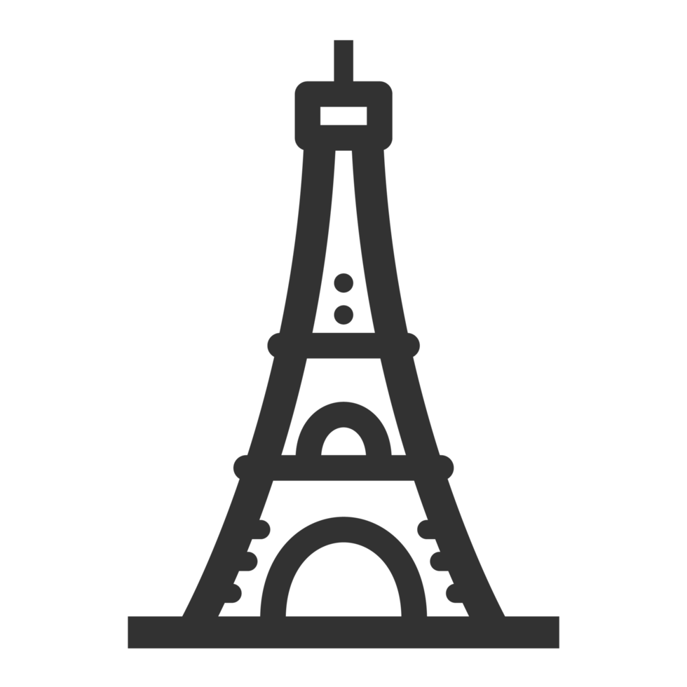 ícone da torre eiffel png