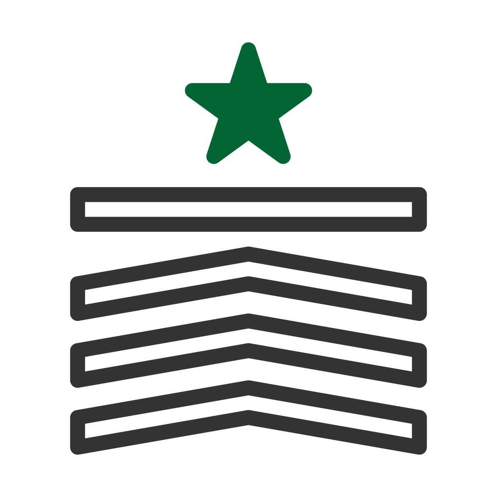badge icon duotone style grey green colour military illustration vector army element and symbol perfect.
