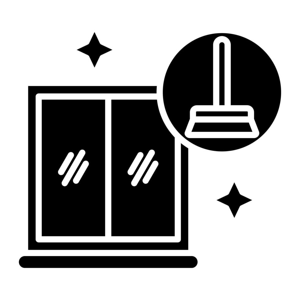 Window Cleaning vector icon