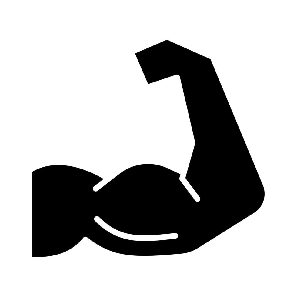 Arm Muscle vector icon