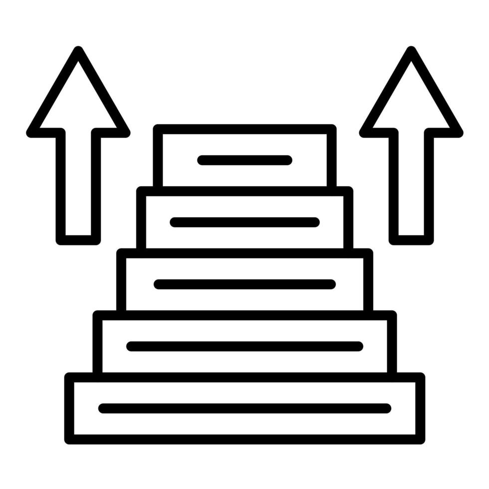 Stairs vector icon