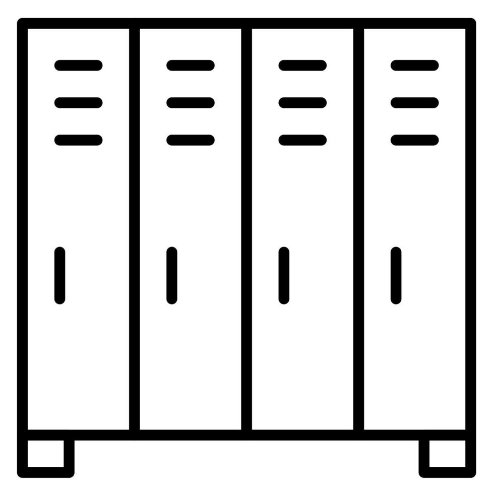 Locker vector icon
