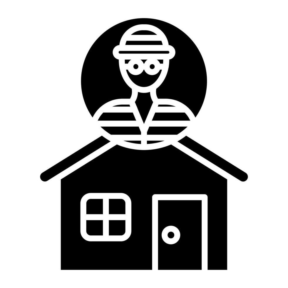 Mortgage Fraud vector icon