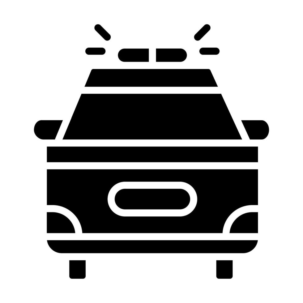 Police Car vector icon
