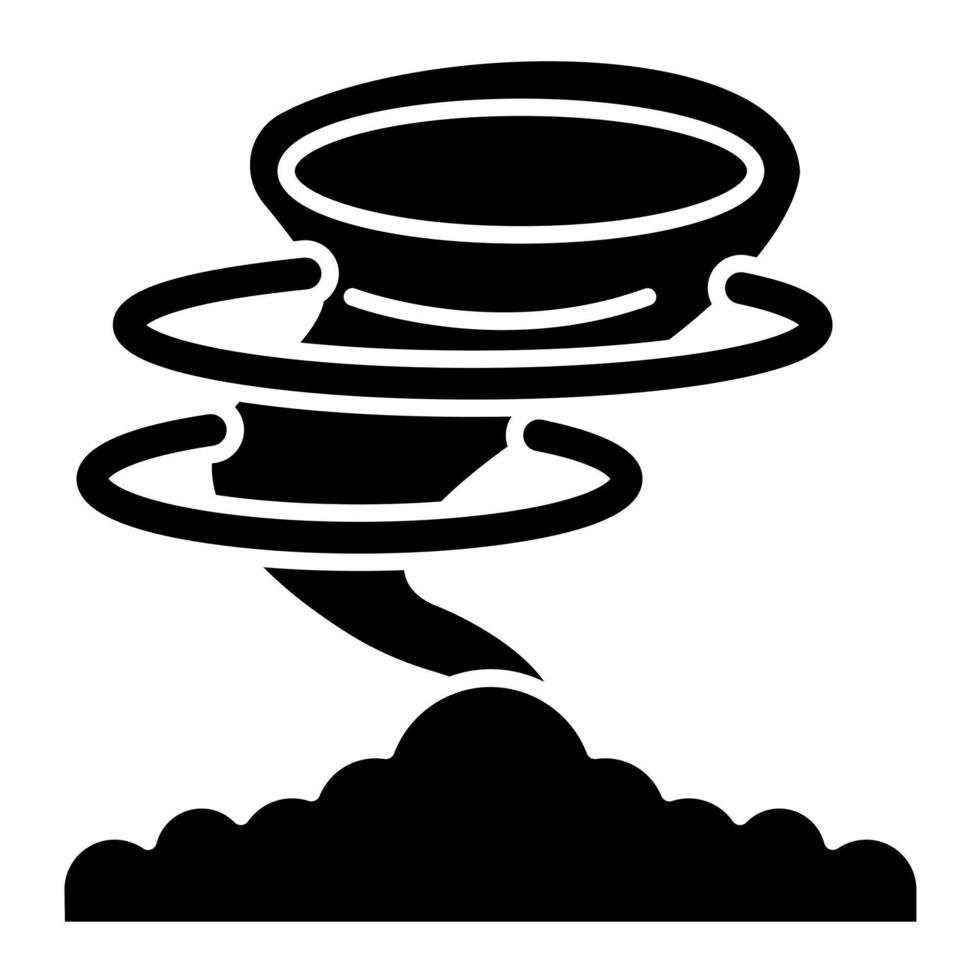 Dust Storm vector icon