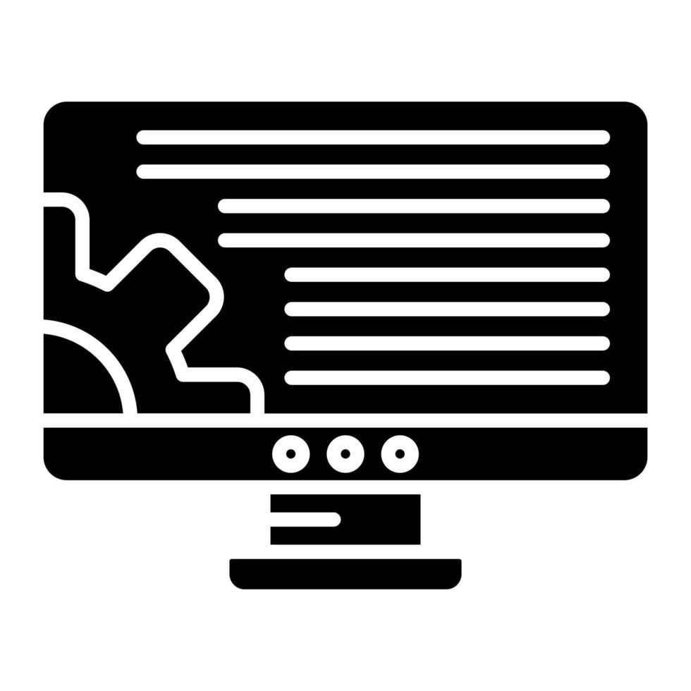 Program Interface vector icon 21714902 Vector Art at Vecteezy