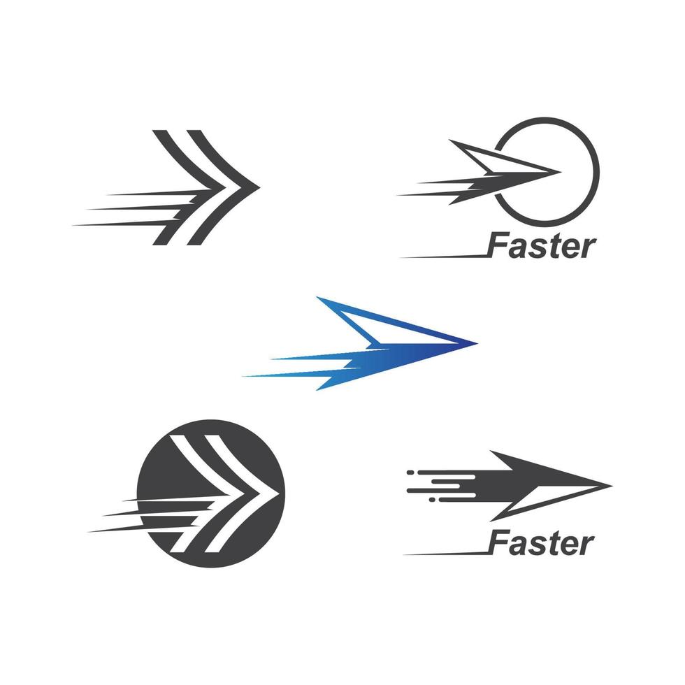 Arrow vector illustration icon Logo of delivery and logistic  business