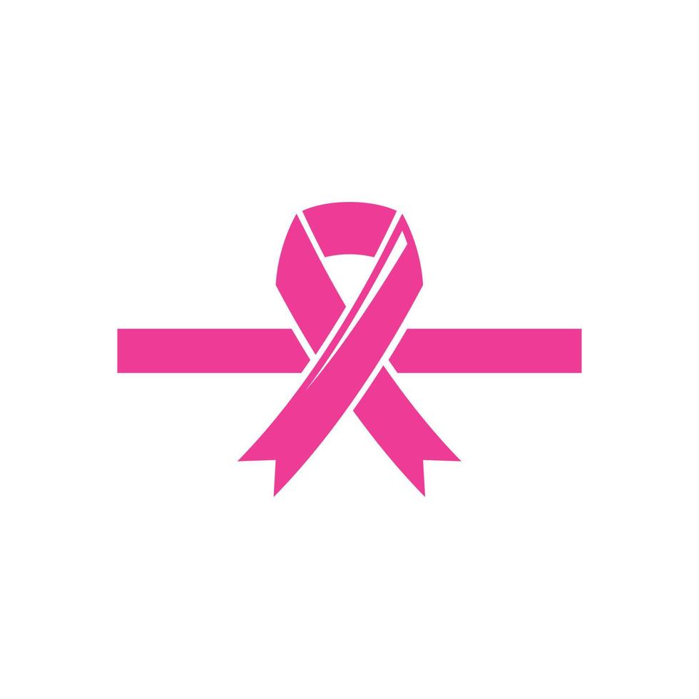 breast cancer ribbon vector illustration design