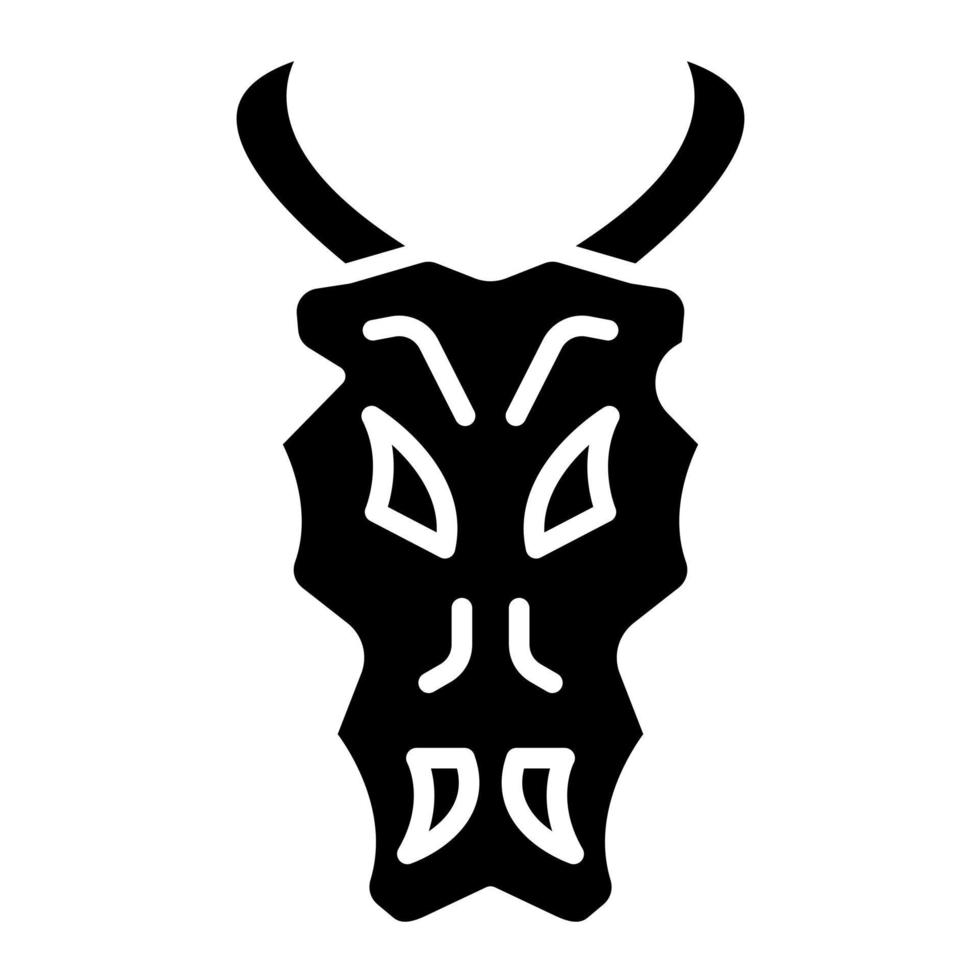 Bull Skull vector icon
