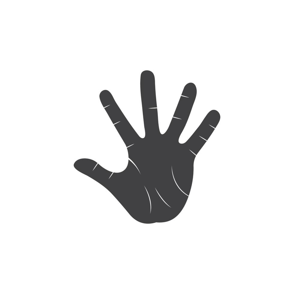Hand stop and denied icon  vector  illustration design