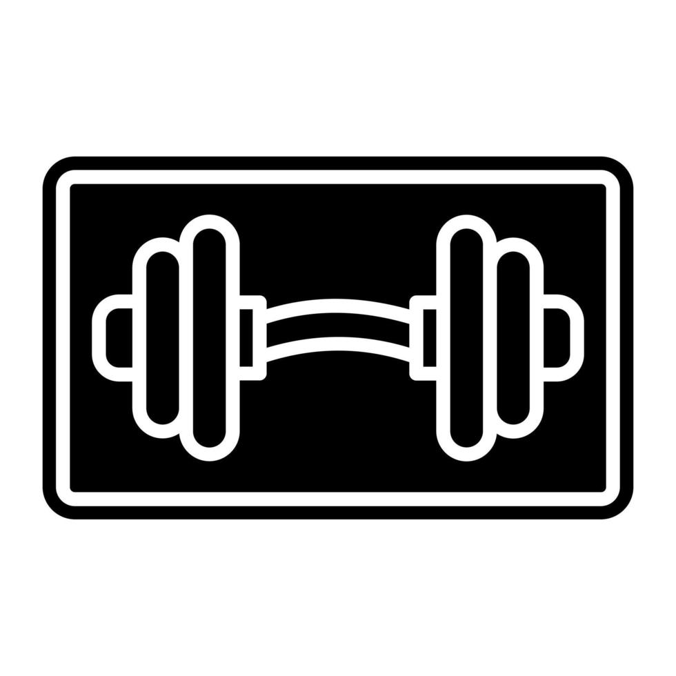 Gym vector icon