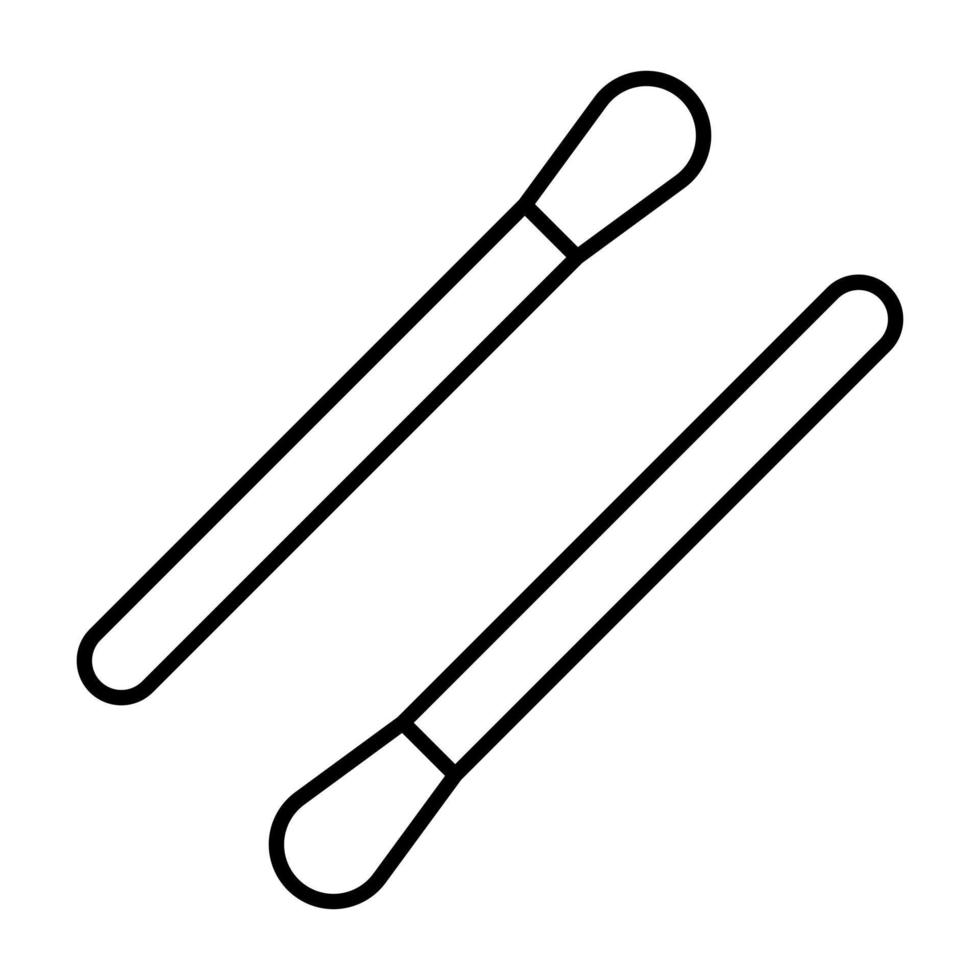 Cotton Swabs vector icon