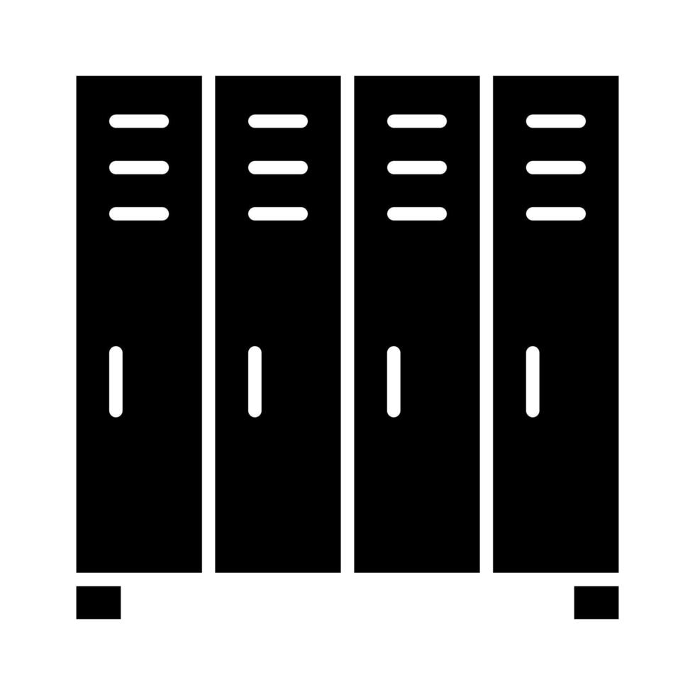 Locker vector icon