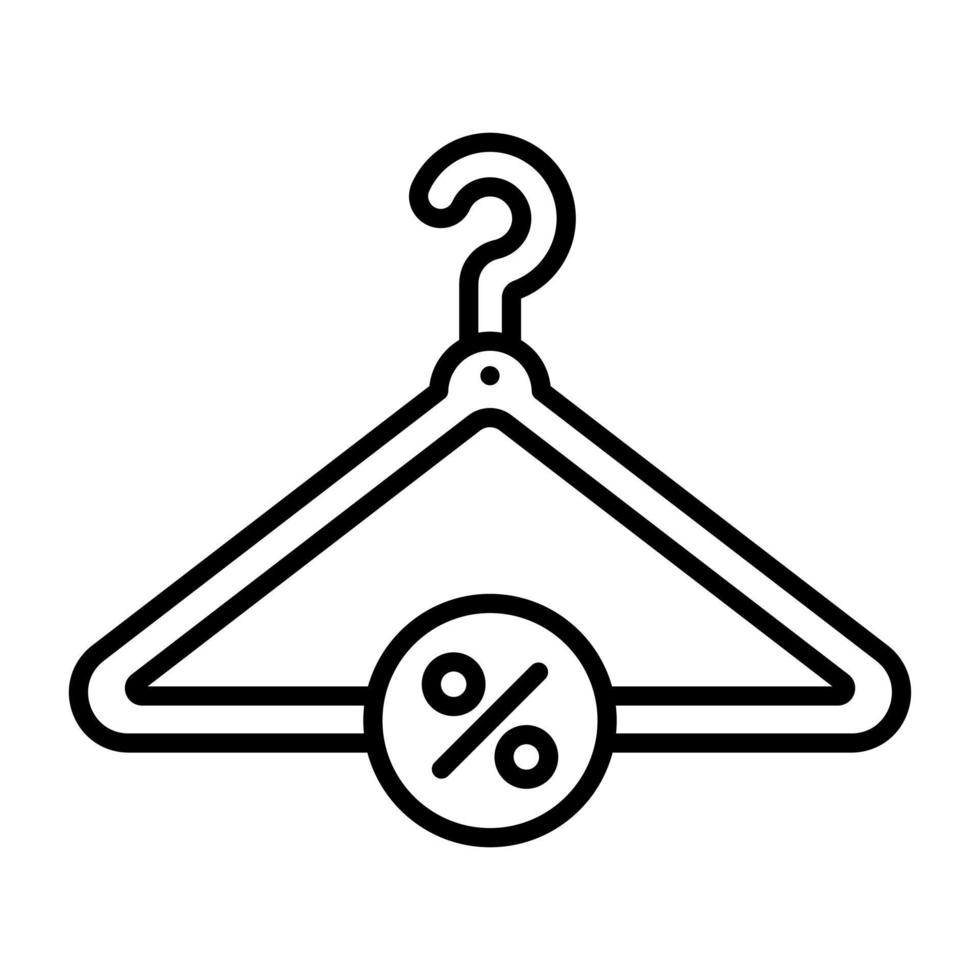 Hanger Sale vector icon