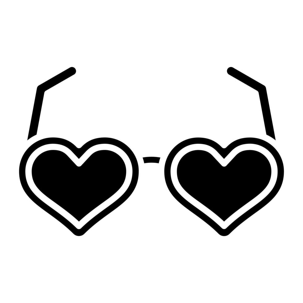 Party Glasses vector icon
