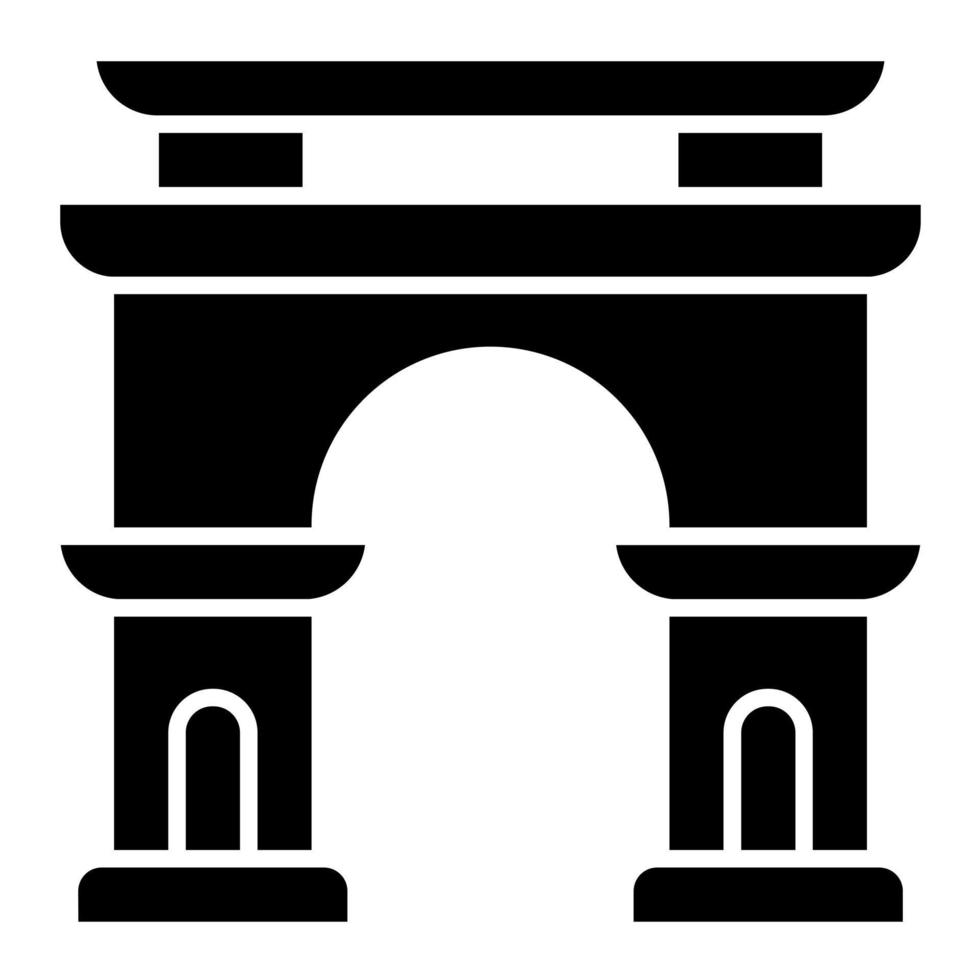 Arc De Triomphe vector icon