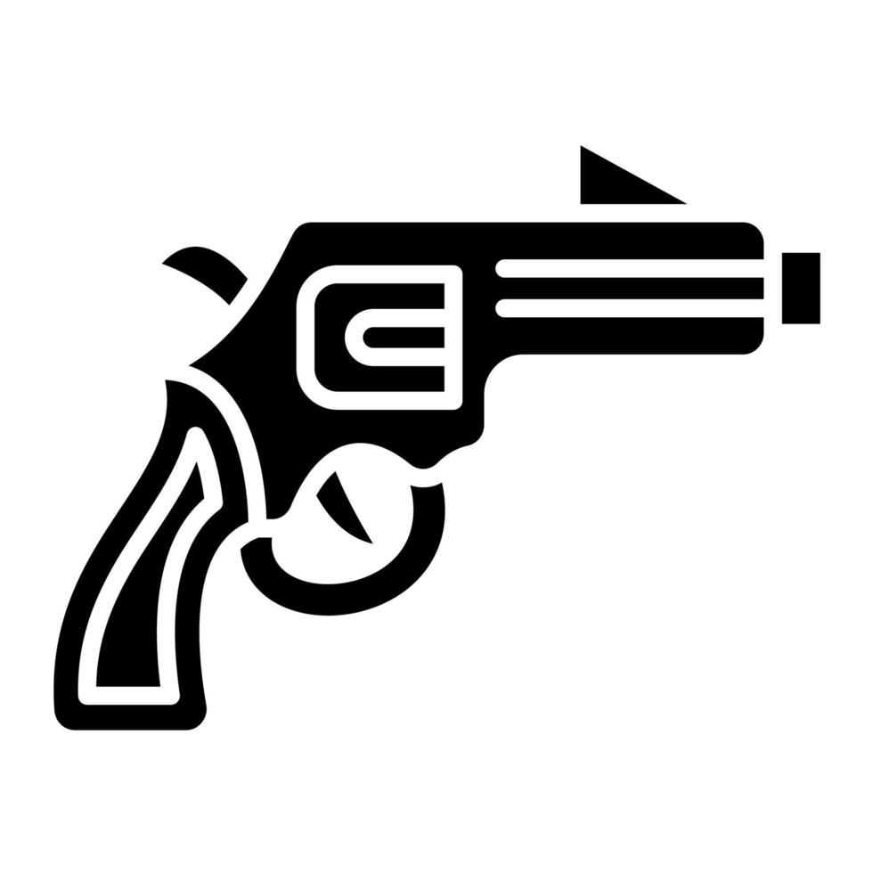 Revolver vector icon