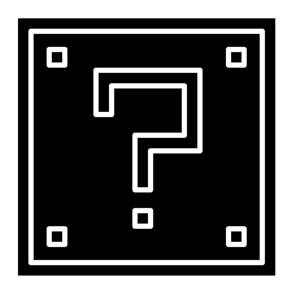 Game Mystery vector icon