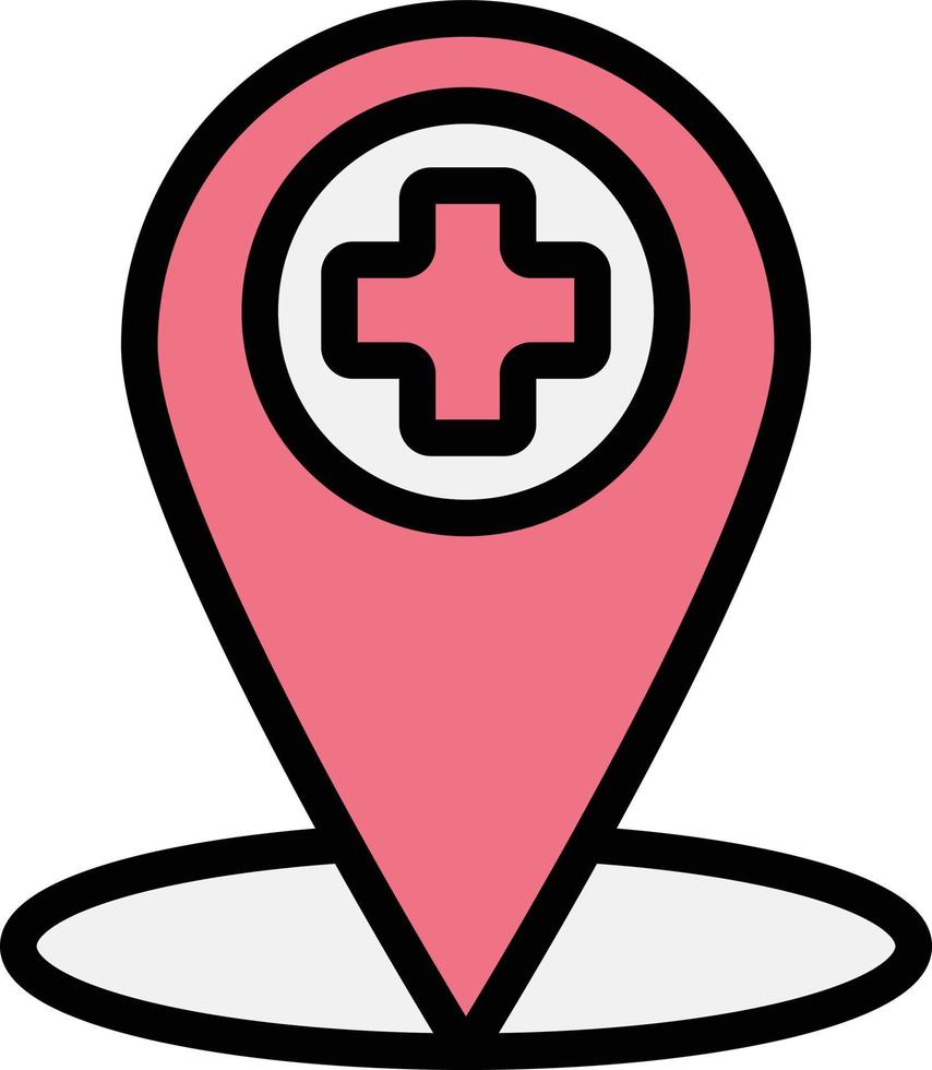 Add location Vector Icon Design Illustration