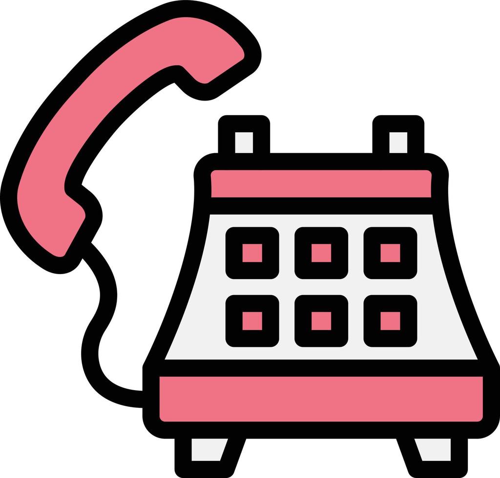 Telephone Vector Icon Design Illustration