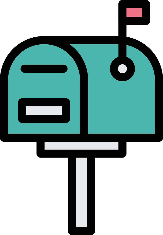 Mailbox Vector Icon Design Illustration