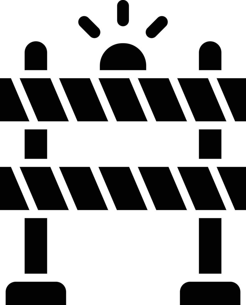 Barrier Vector Icon Design Illustration