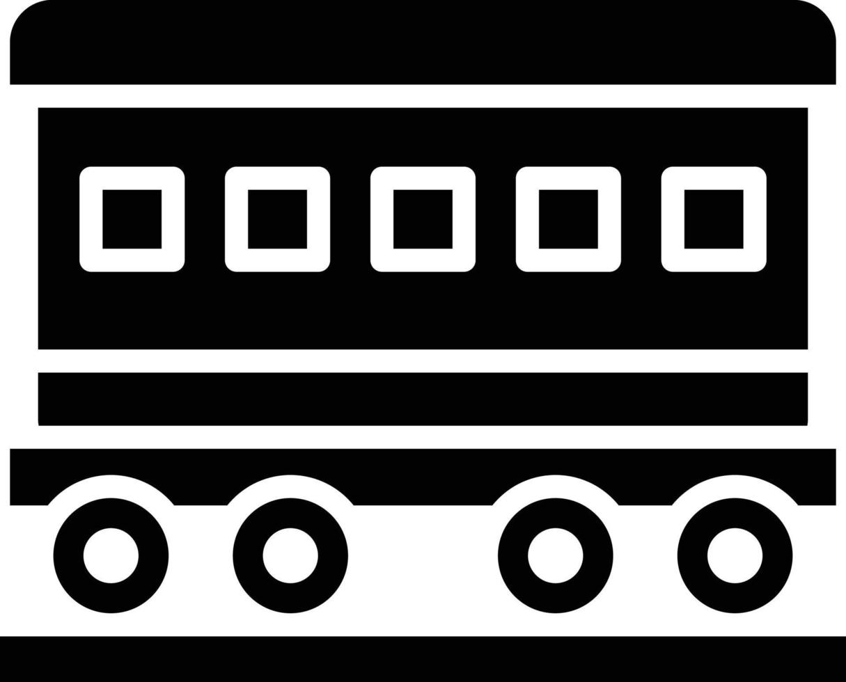 Wagon Vector Icon Design Illustration