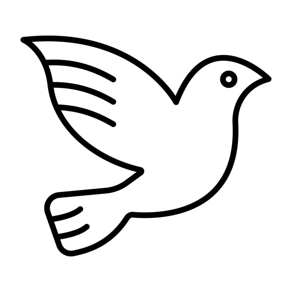 Dove vector icon