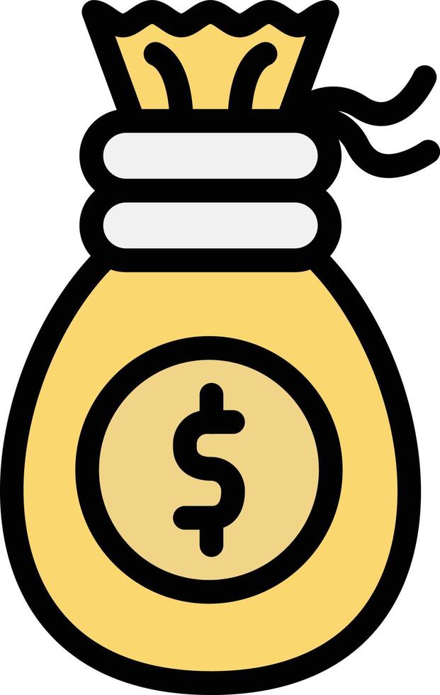 Money bag Vector Icon Design Illustration