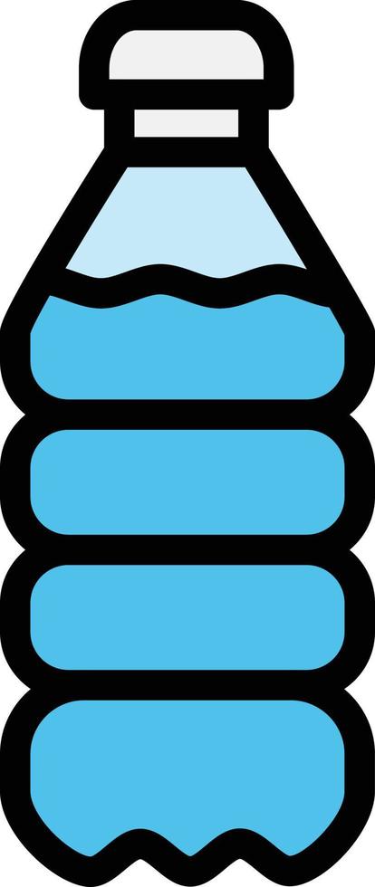 Plastic bottle Vector Icon Design Illustration