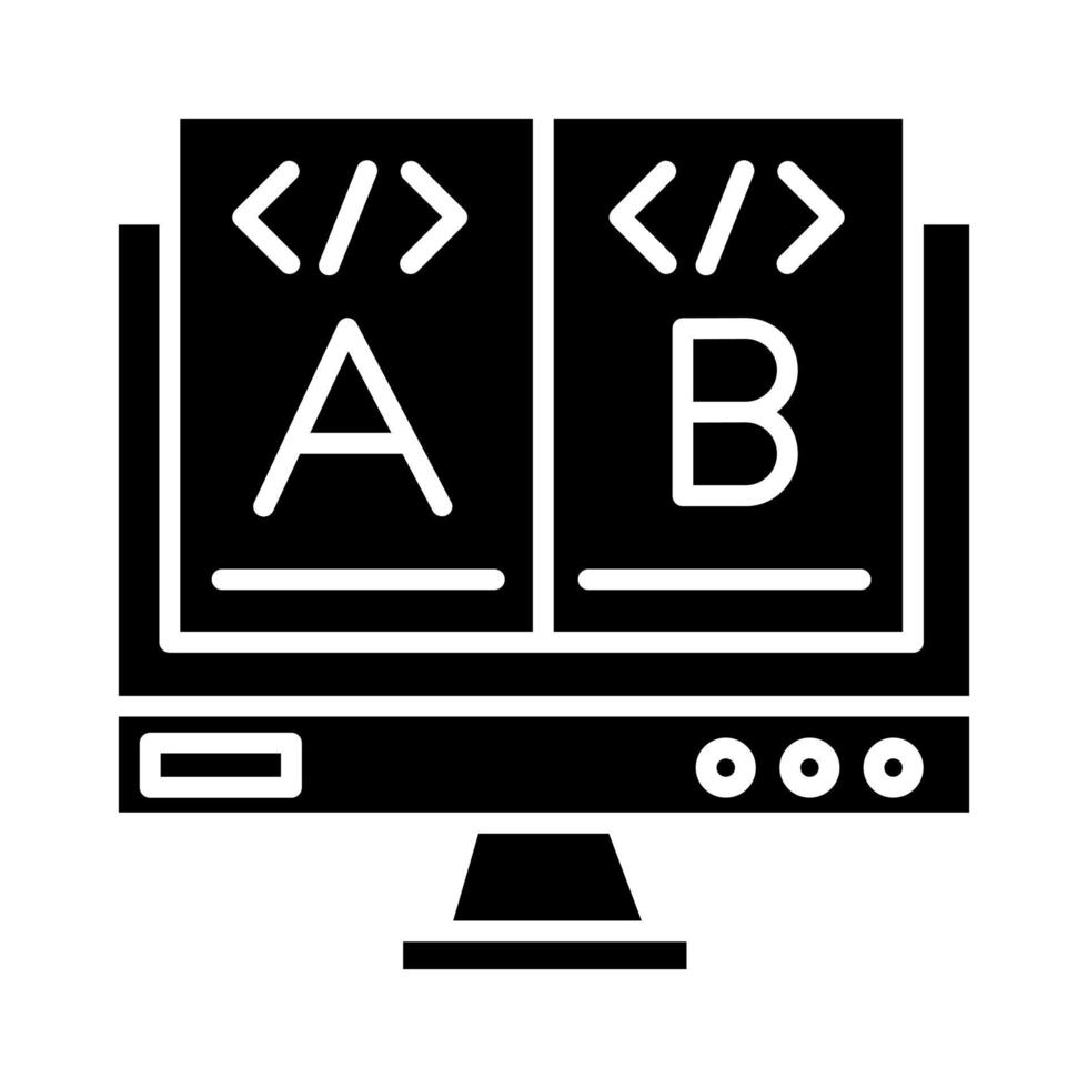 AB Testing vector icon