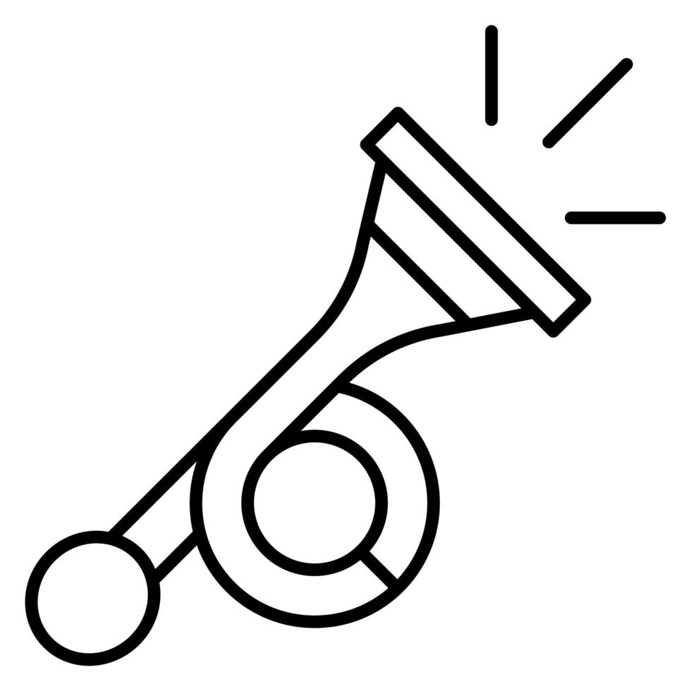 Horn vector icon 21716653 Vector Art at Vecteezy