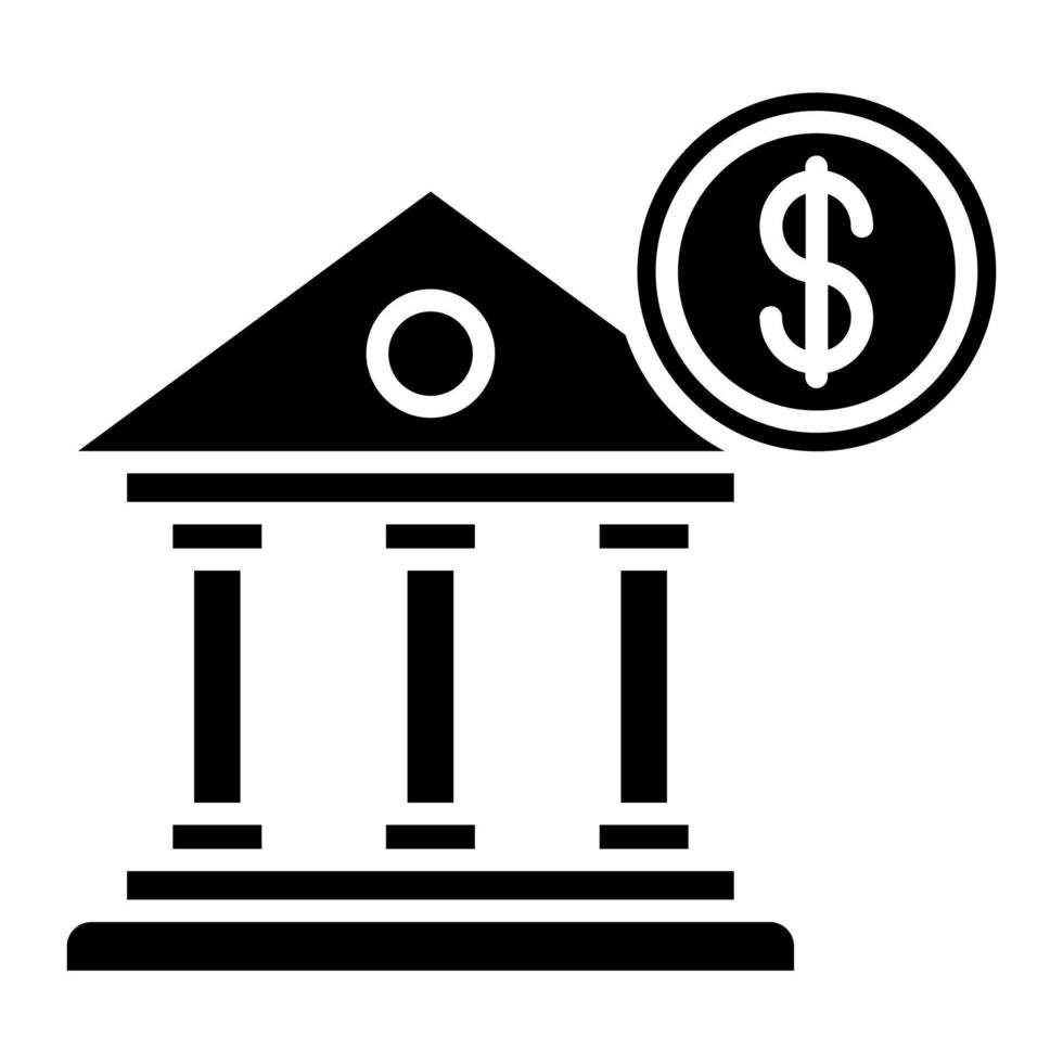 Commercial Bank vector icon