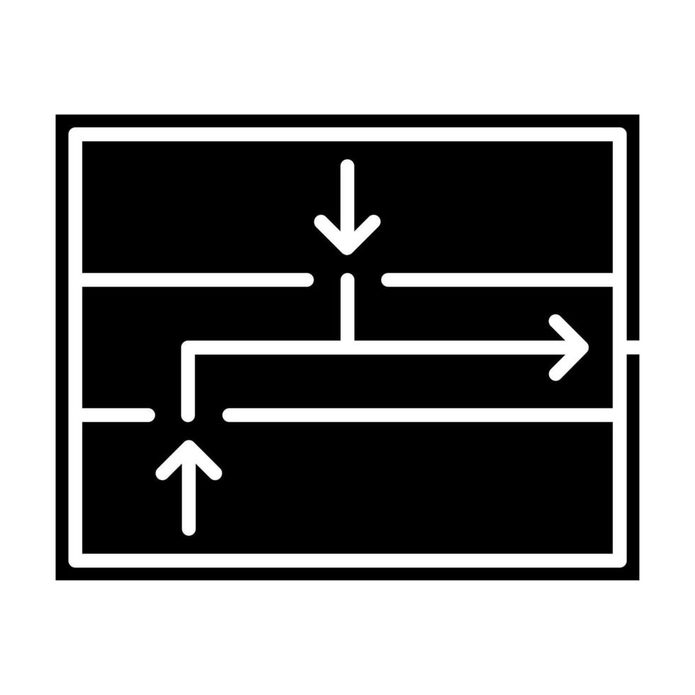 Evacuation Plan vector icon